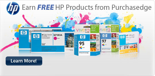 Earn FREE HP Products from PurchasEdge
