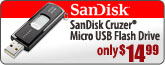 SanDisk Cruzer Micro 4GB USB Flash Drive