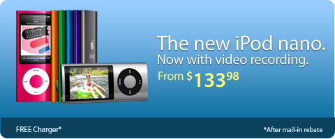 The new  iPod nano
