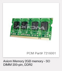Axiom Memory 2GB memory - SO DIMM 200-pin, DDR2