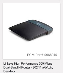 Linksys High Performance 300 Mbps Dual-Band N Router - 802.11 a/b/g/n, Desktop
