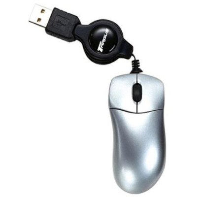 Targus PAUM01U Ultra Mini Retractable Optical Mouse - Silver Targus PAUM01U Ultra Mini Retractable Optical Mouse - Silver