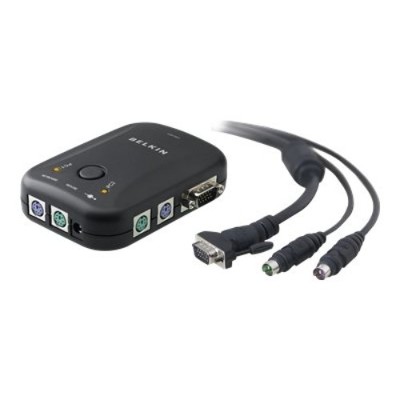 KVM switch - 2 ports - desktop