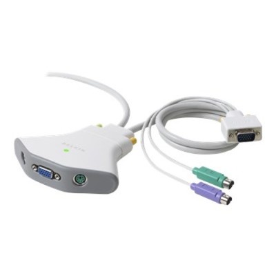 KVM switch - 2 ports - desktop