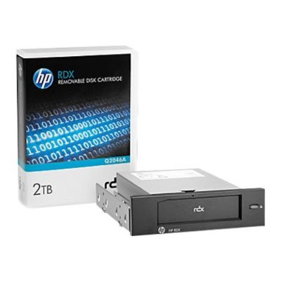 Hewlett Packard Enterprise E7X52A RDX Removable Disk Backup System Disk drive RDX SuperSpeed USB 3.0 internal 5.25 with 2 TB Cartridge