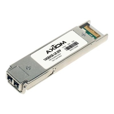Axiom Memory AXG93120 XFP transceiver module equivalent to Cisco XFP 10G MM SR 10 Gigabit Ethernet 10GBase SR LC multi mode up to 984 ft 850 nm f