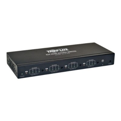 Tripplite B119-4x4 4x4 Hdmi Matrix Switch For Video And Audio - Video/audio Switch - Desktop  Rack-mountable  Wall-mountable  Pole-mountable