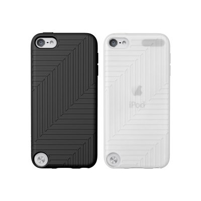 Belkin F8W142TTC00 2 Flex Case Case for player silicone clear blacktop pack of 2 for Apple iPod touch 5G