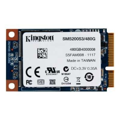 Kingston Digital SMS200S3/480G 480GB SSDNow mSATA SSD - 530Mbps Read Kingston Digital SMS200S3/480G 480GB SSDNow mSATA SSD - 530Mbps Read