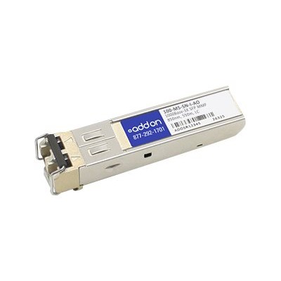 AddOn Computer Products 100 M5 SN I AO McData 100 M5 SN I Compatible TAA Compliant 1000Base SX SFP Transceiver MMF 850nm 550m LC