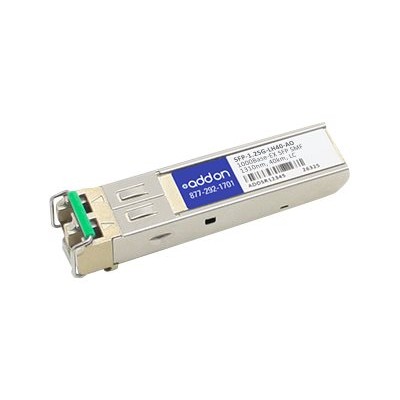 AddOn Computer Products SFP 1.25G LH40 AO Huawei SFP 1.25G LH40 Compatible TAA Compliant 1000Base EX SFP Transceiver SMF 1310nm 40km LC