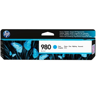 HP Inc. D8J07A 980 1 cyan ink cartridge for Officejet X585 Officejet Managed Color MFP X585 Officejet Managed Color Flow MFP X585