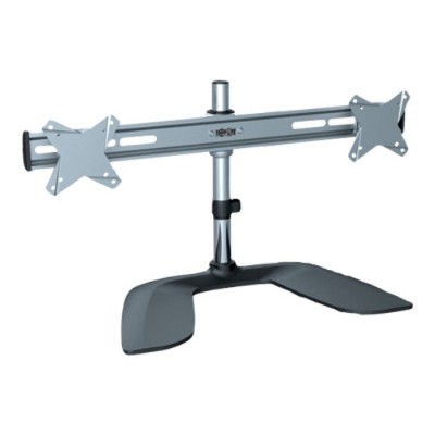 TrippLite DDR1326SD Dual Display TV Desk Mount Monitor Stand Swivel Tilt 13 to 26 Flat Screen Displays - Desk mount for 2 LCD displays - metal - black silver - TrippLite DDR1326SD Dual Display TV Desk Mount Monitor Stand Swivel Tilt 13 to 26 Flat Screen Displays - Desk mount for 2 LCD displays - metal - black silver -