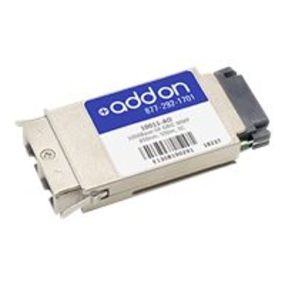 AddOn Computer Products 10011 AO Extreme Networks 10011 Compatible TAA Compliant 1000Base SX GBIC Transceiver MMF 850nm 550m SC