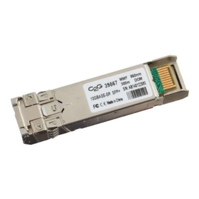 Cables To Go 39567 HP J9150A Compatible 10GBase SR MMF SFP Transceiver Module SFP transceiver module equivalent to HP J9150A 10 Gigabit Ethernet 10GB