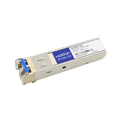 AddOn Computer Products 3CSFP92 AO HP 3CSFP92 Compatible TAA Compliant 1000Base LX SFP Transceiver SMF 1310nm 10km LC