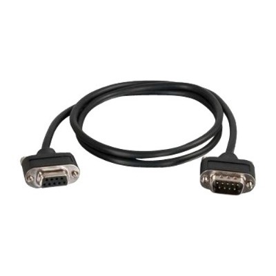 Cables To Go 52190 CMG-Rated DB9 Low Profile Null Modem M-F - Null modem cable - DB-9 (M) to DB-9 (F) - 50 ft - molded thumbscrews - black Cables To Go 52190 CMG-Rated DB9 Low Profile Null Modem M-F - Null modem cable - DB-9 (M) to DB-9 (F) - 50 ft - molded thumbscrews - black