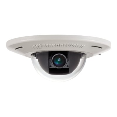 Arecont Vision AV5455DN F MicroDome AV5455DN F Network surveillance camera dome vandal proof color Day Night 5 MP 2592 x 1944 M12 mount fixed