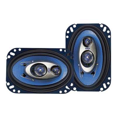 Pyle PL463BL 4'' x 6'' 240 Watt Three-Way Speakers - Pair Pyle PL463BL 4'' x 6'' 240 Watt Three-Way Speakers - Pair