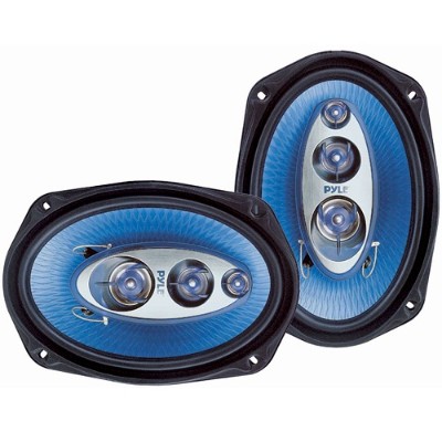 Pyle PL6984BL 6''x 9'' 400 Watt Four-Way Speakers - Pair Pyle PL6984BL 6''x 9'' 400 Watt Four-Way Speakers - Pair