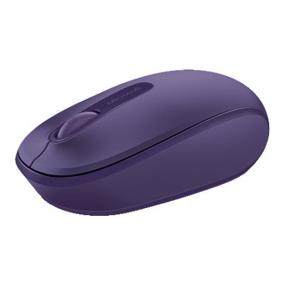 Microsoft U7Z 00041 Wireless Mobile Mouse 1850 Mouse optical 3 buttons wireless 2.4 GHz USB wireless receiver pantone purple