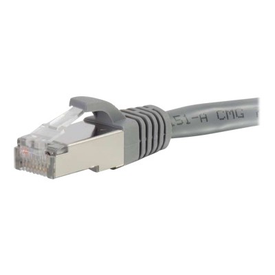 Cables To Go 00638 Cat6a Snagless Shielded (STP) Network Patch Cable - Patch cable - RJ-45 (M) to RJ-45 (M) - 1 ft - STP - CAT 6a - snagless stranded - gray Cables To Go 00638 Cat6a Snagless Shielded (STP) Network Patch Cable - Patch cable - RJ-45 (M) to RJ-45 (M) - 1 ft - STP - CAT 6a - snagless stranded - gray
