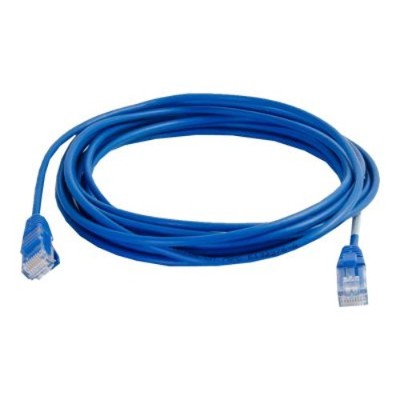 Cables To Go 01025 Cat5e Snagless Unshielded UTP Slim Network Patch Cable Patch cable RJ 45 M to RJ 45 M 6 ft UTP CAT 5e molded snagless bl