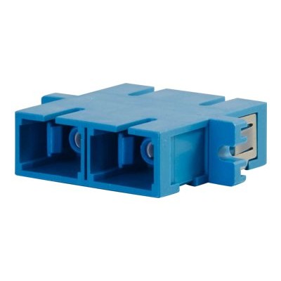Cables To Go 27111 SC/SC Duplex Single-mode Fiber Coupler - Network coupler - SC single-mode (F) to SC single-mode (F) - fiber optic - black Cables To Go 27111 SC/SC Duplex Single-mode Fiber Coupler - Network coupler - SC single-mode (F) to SC single-mode (F) - fiber optic - black