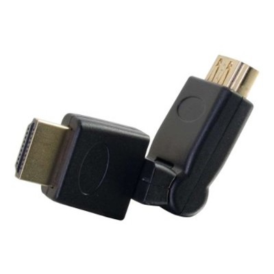 Cables To Go 30548 360° Rotating Hdmi Male To Female Adapter - Video / Audio Adapter - Hdmi - 19 Pin Hdmi (m) - 19 Pin Hdmi (f) - Black - 360 Degrees Rotating C