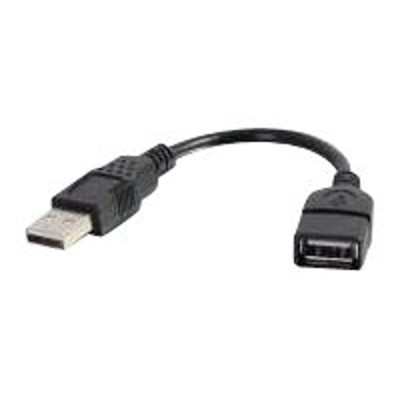 Cables To Go 52119 6in USB Extension Cable USB 2.0 A Male to A Female USB extension cable USB F to USB M 6 in black