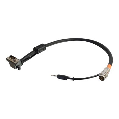 Cables To Go 60066 RapidRun VGA (HD15) Right Angle+ 3.5mmFlying Lead - Video / audio cable - VGA / audio - HD-15 stereo mini jack (M) to 15 pin RapidRun (M) - Cables To Go 60066 RapidRun VGA (HD15) Right Angle+ 3.5mmFlying Lead - Video / audio cable - VGA / audio - HD-15 stereo mini jack (M) to 15 pin RapidRun (M) -