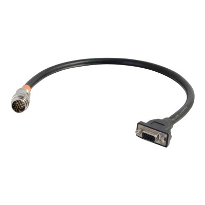 Cables To Go 60092 RapidRun VGA (HD15) Micro Flying Lead - Video cable - VGA - 15 pin RapidRun (M) to HD-15 (M) - 1.5 ft - black Cables To Go 60092 RapidRun VGA (HD15) Micro Flying Lead - Video cable - VGA - 15 pin RapidRun (M) to HD-15 (M) - 1.5 ft - black