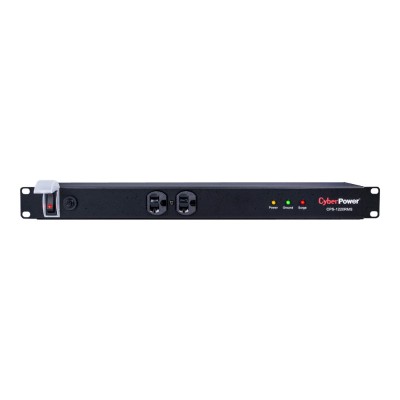Cyberpower CPS1220RMS Rackbar Surge Protection CPS1220RMS - Surge protector (rack-mountable) - AC 120 V - output connectors: 12 - 1U Cyberpower CPS1220RMS Rackbar Surge Protection CPS1220RMS - Surge protector (rack-mountable) - AC 120 V - output connectors: 12 - 1U