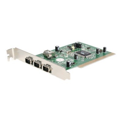 StarTech.com PCI1394_4 4 Port PCI 1394a FireWire Adapter Card with Digital Video Editing Kit FireWire adapter PCI Firewire 4 ports