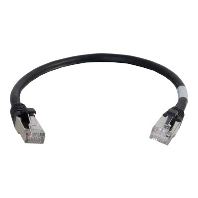 Cables To Go 00710 Cat6a Snagless Shielded (STP) Network Patch Cable - Patch cable - RJ-45 (M) to RJ-45 (M) - 5 ft - STP - CAT 6a - snagless stranded - black Cables To Go 00710 Cat6a Snagless Shielded (STP) Network Patch Cable - Patch cable - RJ-45 (M) to RJ-45 (M) - 5 ft - STP - CAT 6a - snagless stranded - black