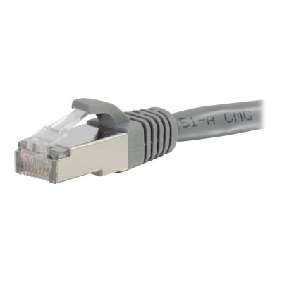 Cables To Go 00785 14ft Cat6 Snagless Shielded (STP) Ethernet Network Patch Cable - Gray - Patch cable - RJ-45 (M) to RJ-45 (M) - 14 ft - screened shielded twis Cables To Go 00785 14ft Cat6 Snagless Shielded (STP) Ethernet Network Patch Cable - Gray - Patch cable - RJ-45 (M) to RJ-45 (M) - 14 ft - screened shielded twis