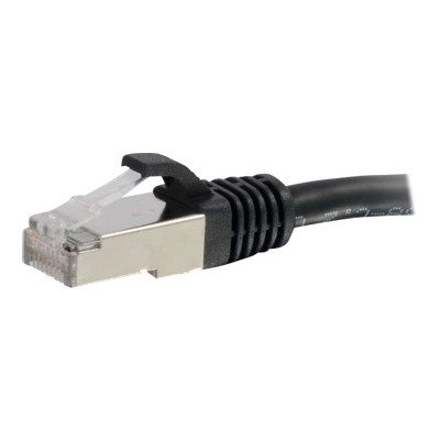 Cables To Go 00817 10ft Cat6 Snagless Shielded (STP) Ethernet Network Patch Cable - Black - Patch cable - RJ-45 (M) to RJ-45 (M) - 10 ft - screened shielded twi Cables To Go 00817 10ft Cat6 Snagless Shielded (STP) Ethernet Network Patch Cable - Black - Patch cable - RJ-45 (M) to RJ-45 (M) - 10 ft - screened shielded twi
