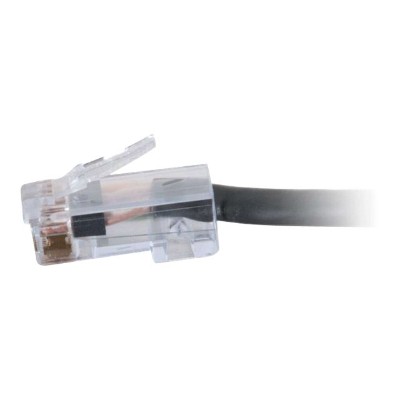 Cables To Go 15298 20ft Cat6 Non Booted UTP Unshielded Ethernet Network Patch Cable Plenum CMP Rated Black Patch cable RJ 45 M to RJ 45 M 20 ft