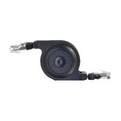 Cables To Go 27105 Cat5e Retractable Network Patch Cable - Patch cable - RJ-45 (M) to RJ-45 (M) - 6 ft - CAT 5e - retractable - black Cables To Go 27105 Cat5e Retractable Network Patch Cable - Patch cable - RJ-45 (M) to RJ-45 (M) - 6 ft - CAT 5e - retractable - black