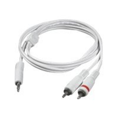 Cables To Go 40372 One 3.5mm Stereo Male to Two RCA Stereo Male Audio Y-Cable - iPod - Audio cable - stereo mini jack (M) to RCA (M) - 25 ft - shielded - white Cables To Go 40372 One 3.5mm Stereo Male to Two RCA Stereo Male Audio Y-Cable - iPod - Audio cable - stereo mini jack (M) to RCA (M) - 25 ft - shielded - white