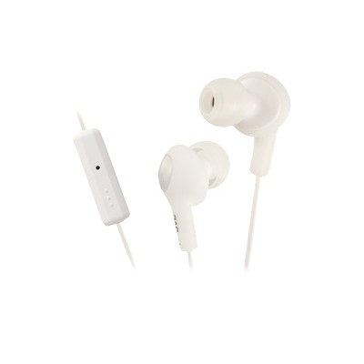 JVC HAFR6W HA FR6 Gumy PLUS Headset in ear noise isolating coconut white