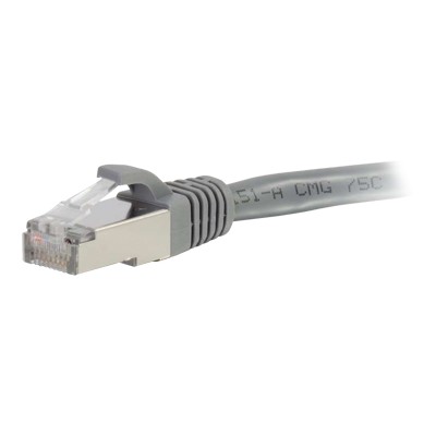 Cables To Go 00652 Cat6a Snagless Shielded (STP) Network Patch Cable - Patch cable - RJ-45 (M) to RJ-45 (M) - 25 ft - STP - CAT 6a - snagless stranded - gray Cables To Go 00652 Cat6a Snagless Shielded (STP) Network Patch Cable - Patch cable - RJ-45 (M) to RJ-45 (M) - 25 ft - STP - CAT 6a - snagless stranded - gray