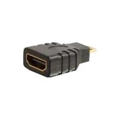 Cables To Go 18407 HDMI Female to HDMI Micro Male Adapter - HDMI adapter - HDMI - micro HDMI (M) to HDMI (F) - black Cables To Go 18407 HDMI Female to HDMI Micro Male Adapter - HDMI adapter - HDMI - micro HDMI (M) to HDMI (F) - black