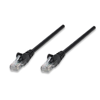 Intellinet Network Solutions 320764 10ft Cat5e RJ 45 Male RJ 45 Male UTP Patch Cable Black