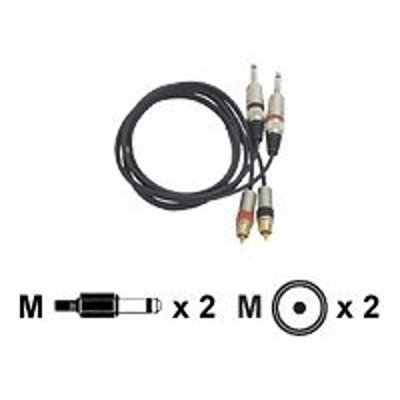 Pyle PPRCJ05 pro PPRCJ05 - Audio cable - mono jack (M) to RCA (M) - 5 ft Pyle PPRCJ05 pro PPRCJ05 - Audio cable - mono jack (M) to RCA (M) - 5 ft
