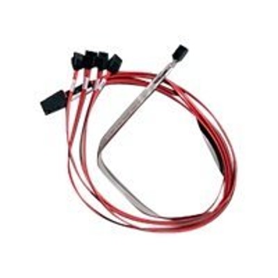 LSI Logic LSI00259 SATA / SAS cable - with Sidebands - 36 pin 4i Mini MultiLane (M) to 7 pin SATA sideband (F) - 2 ft LSI Logic LSI00259 SATA / SAS cable - with Sidebands - 36 pin 4i Mini MultiLane (M) to 7 pin SATA sideband (F) - 2 ft