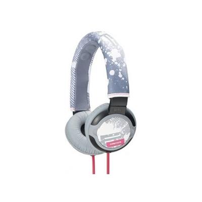 Sony Mdrpq2/pnk Piiq Giiq Headphones - Gray/pink