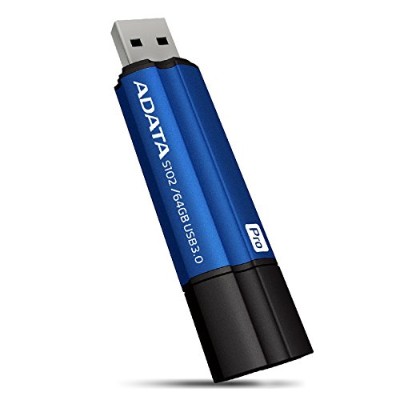 A-DATA Technology AS102P-64G-RBL Superior Series S102 Pro - USB flash drive - 64 GB - USB 3.0 - titanium blue A-DATA Technology AS102P-64G-RBL Superior Series S102 Pro - USB flash drive - 64 GB - USB 3.0 - titanium blue