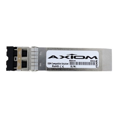 Axiom Memory AXG93210 AXG93210 SFP transceiver module equivalent to Brocade 10G SFPP LR 10 Gigabit Ethernet 10GBase LR LC single mode up to 6.2 mi