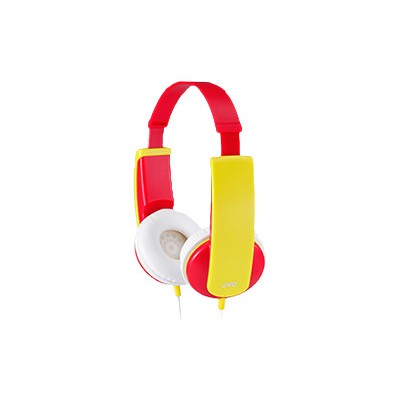 JVC HA KD6 R HA KD6 R Headphones full size 3.5 mm jack red yellow